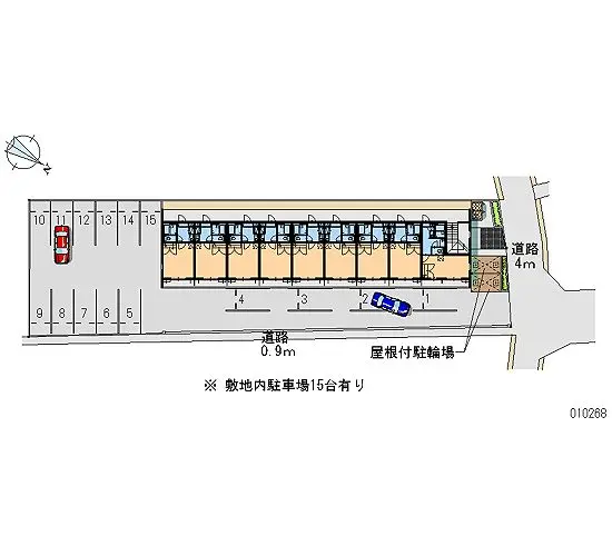 ★手数料０円★倉敷市青江　月極駐車場（LP）